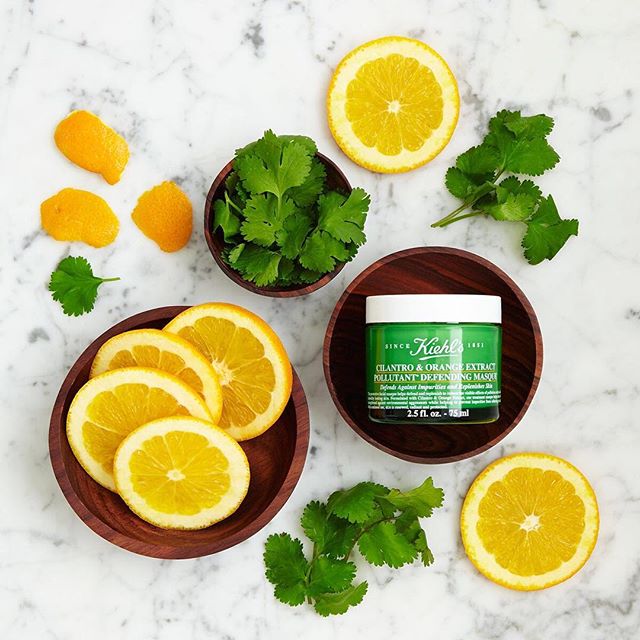 Kiehl's,Cilantro & Orange Extract Pollutant Defending masque 14 ml.,Cilantro & Orange Extract Pollutant Defending masque,Cilantro & Orange Extract Pollutant Defending masque รีวิว,Cilantro & Orange Extract Pollutant Defending masque ราคา