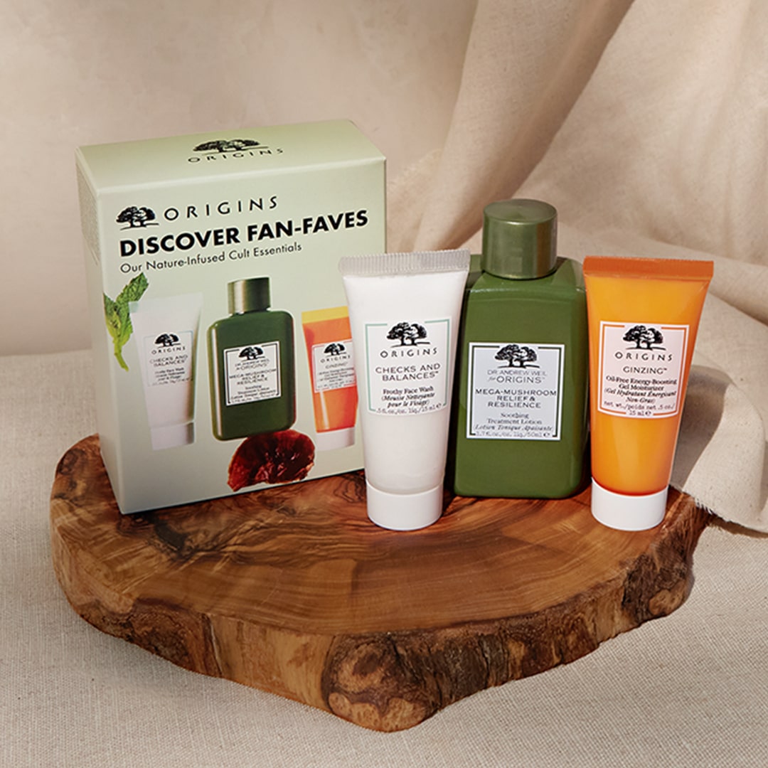 Origins, Origins รีวิว, Origins Discover Fan-Faves, Origins Discover Fan-Faves Our Nature-Infused Cult Essentials, Origins Discover Fan-Faves Our Nature-Infused Cult Essentials 3 Items, Origins Discover Fan-Faves Our Nature-Infused Cult Essentials รีวิว, น้ำตบเห็ด, น้ำตบเห็ด รีวิว, น้ำตบเห็ด Origins