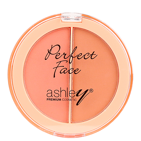 Ashley,Ashley Perfect Face,Perfect Face,Perfect Face Brush,ไฮไลท์,คอนทัวร์,เพอร์เฟค เฟซ บลัช,บลัชออน