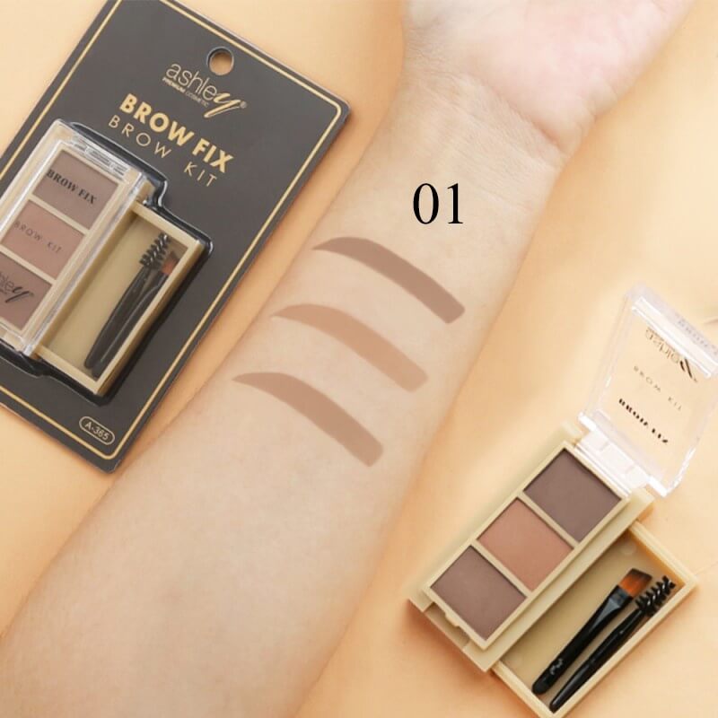 Ashley,3 Color Eyebrow Powder,Ashley 3 Color Eyebrow Powder,พาเลทคิ้ว,เขียนคิ้ว