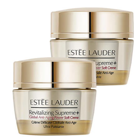 Estee Lauder ซื้อ 1 ฟรี 1 Revitalizing Supreme+ Global Anti-Aging Power Soft Creme 15 ml ปลดล็อกศักยภาพของผิวอ่อนเยาว์ด้วยมอยส์เจอไรเซอร์ทรงประสิทธิภาพ